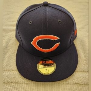CHICAGO BEARS|New Era 59Fifty Team Headgear|Dark Blue Colorway|Size 7 1/2
